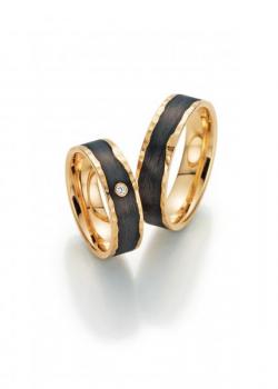 Trauringe Carbon von Fischer 22 01230/060